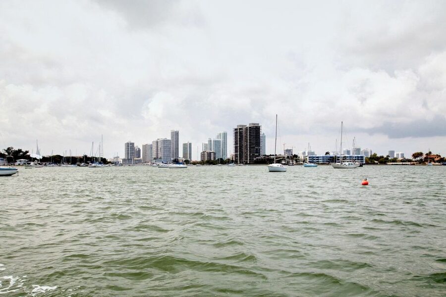 Miami: Duck Tour of Miami and South Beach - The splashdown into Biscayne Bay: skyline views and Fisher Island