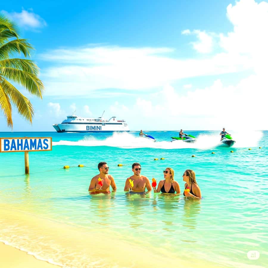 Miami/Ft Lauderdale: Bimini or Grand Bahama Day Trip - On Grand Bahama: Crystal Beach Ideas, and the Cost of Going Further