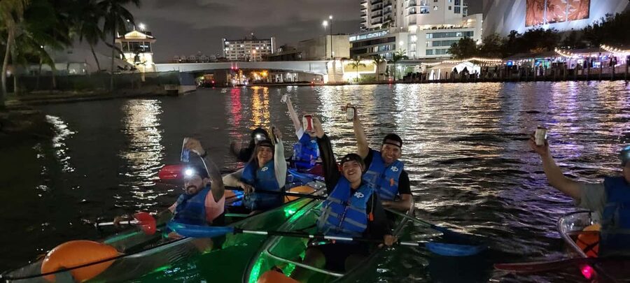 Miami: Guided LED-Lit Kayak Night Tour - Drinks, music, and why the vibe feels friendly (not stiff)
