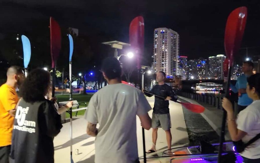 Miami: Guided LED-Lit Kayak Night Tour - Safety, who this tour fits, and who should skip it