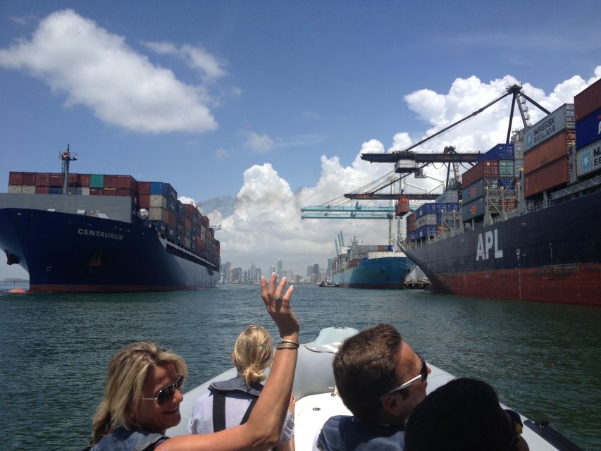 Miami: Guided Small Group Boat Tour + Iconic Stiltsville - Port of Miami and the working waterfront you can feel up close