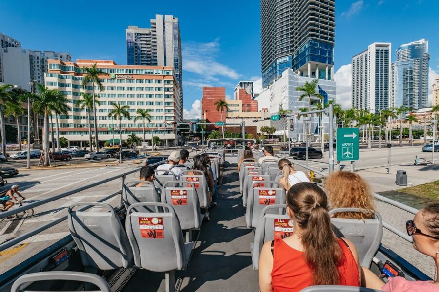 Miami: Half-Day Open-Top Bus Tour Plus Biscayne Bay Cruise - The Boat Part: Biscayne Bay and Millionaire’s Row From Sea Level