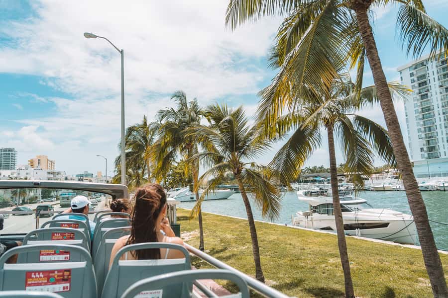 Miami: Hop-on Hop-off Open-top Bus Tour and Optional Cruise - Key points before you go