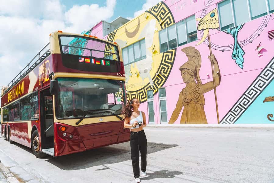 Miami: Hop-on Hop-off Open-top Bus Tour and Optional Cruise - Soundscape Park and the Art Deco neighborhoods: Miami without the rush