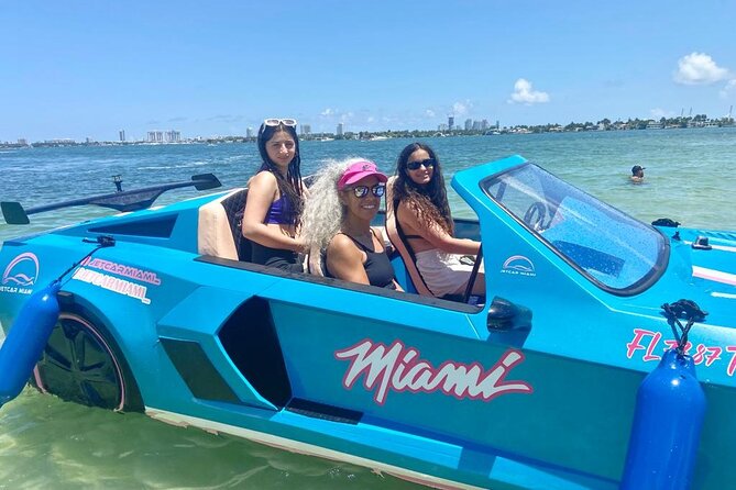 Miami Jetcar Rental - Your ride plan: water time plus beach and shoreline photo stops