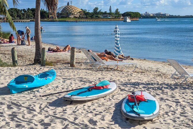 Miami Kayak and Paddleboard Rentals on Biscayne Bay - Rickenbacker Causeway to Biscayne Bay: the scenery that makes it worth leaving shore
