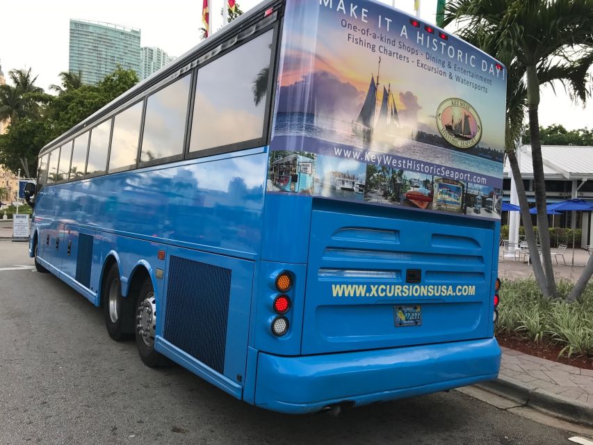 Miami & Key West: One-Way Transfer by Motor Coach Bus - The Seat Choice Trick for Hot Weather Comfort