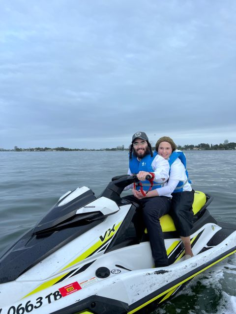 Miami: Miami Beach Jetski Ride with Boat and Drinks - Drinks on the water: included, but check early