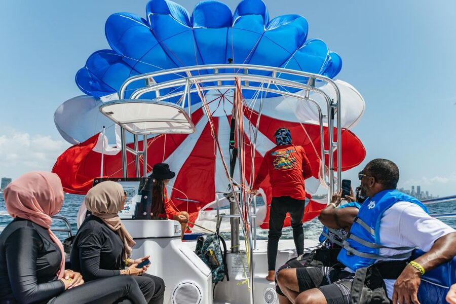 Miami: Parasailing Experience in Biscayne Bay - Price and the real check-in math: $75 plus mandatory fees