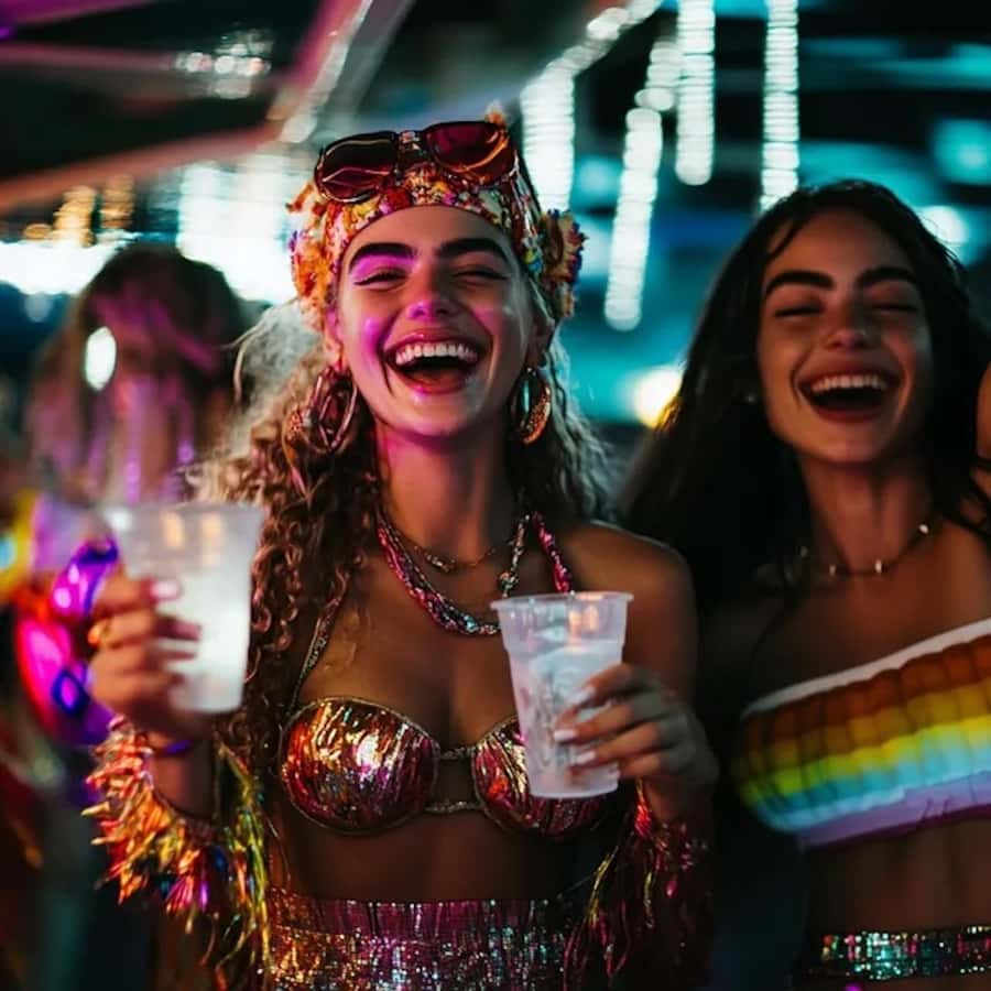 Miami: Party Yacht Cruise with Open Bar and DJ - Skyline views from Bayside, and how to choose your spot
