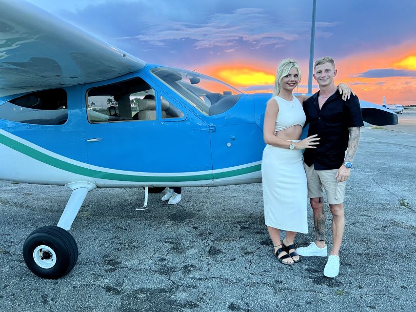 Miami: Private 50-Minute Sunset Airplane Tour - The plane ride setup: headsets, live narration, and what you can capture