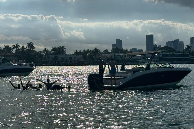 Miami Private Boat Rental with Champagne, Sandbars & Floating Mat - Captain Service Matters, Especially When the Boat Is Private