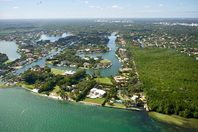 Miami Private Helicopter Tour for 3 Passengers - Matheson Hammock Park: mangroves, atoll beach, and bay views
