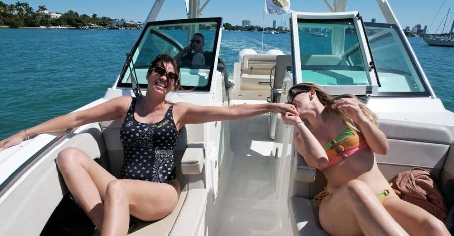 Miami: Private Star island, Miami Skyline & Miami River Tour - The Island Swim Break, Sand Time, and What to Bring