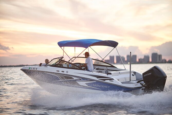 Miami Private Sunset Cruise by The Cleat with Champagne - Captain surcharge and real total cost