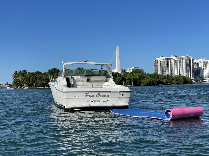 Miami: Private Yacht Rental Tour with Dolphins and Snorkel - Boarding Day Details: 10800 Collins Ave and What to Expect Onboard