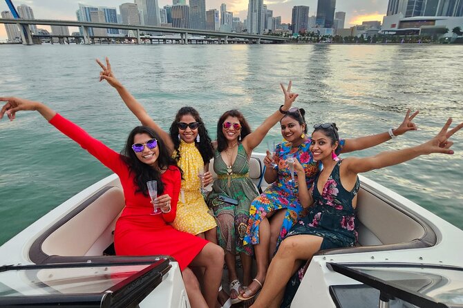 Miami Shared Boat tour, 2 hours on a 24 ft boat. 6 people total. - Key highlights you’ll feel on the water