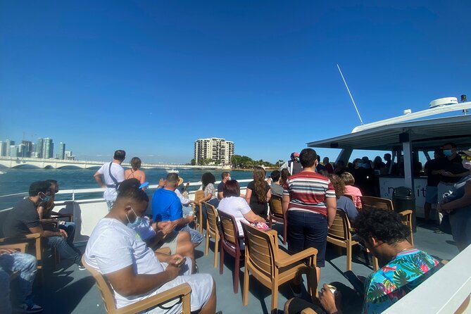 Miami Skyline 75 Min Cruise Tour Biscayne Bay Millionaire Homes - Choosing the right time: sunset is beautiful, but it can be crowded
