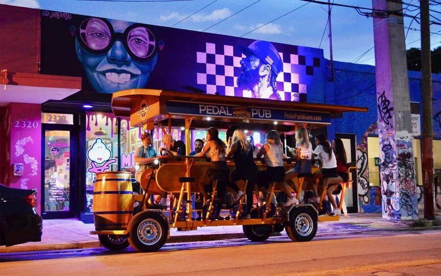 Pedal Pub Miami: Art District Party Bike Pub Crawl - Key things you will notice right away