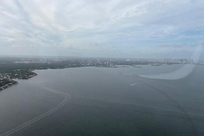 Private 60 Minute Romantic Air Tour with Champagne in Miami - Sunny Isles and the skyline on Biscayne Bay waterfront
