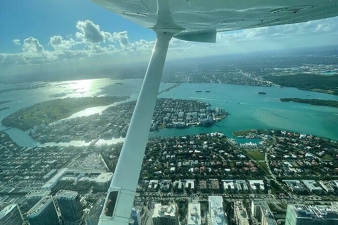 Private 60 Minute Romantic Excursion Air Tour with Champagne - Bayfront Park to Port of Miami, Where the City Shows Its Engine
