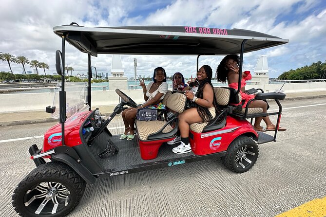 Private Golf Cart Tour of Miami Beach - The Route in Plain English: Ocean Drive, South Pointe Park, Espanola Way