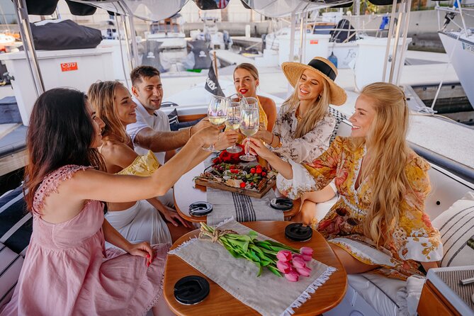 Private Luxury Miami River E-Boat Cruise & Wine and Charcuterie - Electric Duffy cruise in downtown Miami, without the crowd