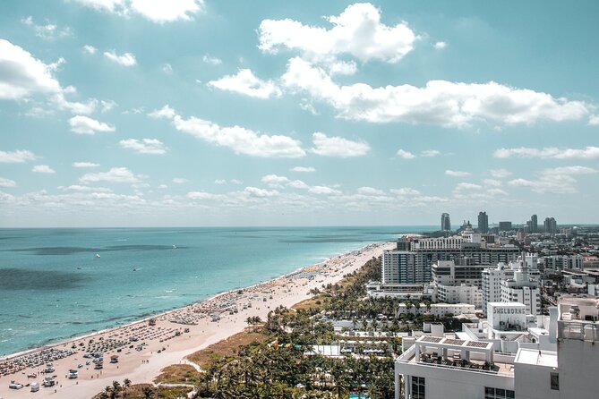 Romantic Miami Helicopter Tour with Champagne - Miami’s coastline plus the cruise-port view
