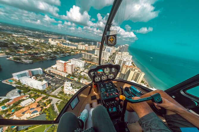 Romantic Miami Helicopter Tour with Champagne - Coral Gables from above: planned city lines and Mediterranean details