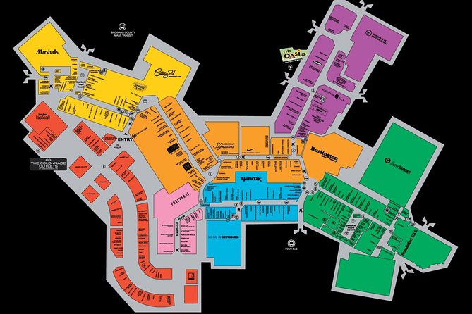 Sawgrass Mills Mall - Transportation - Round Trip - 6) Return to Miami Beach: 5:00 pm Pickup and an Earlier or Later Arrival Risk