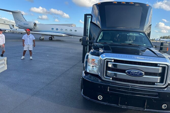 Shuttle service from Miami International Airport - What the ride feels like: luxury comfort plus optional scenic routes