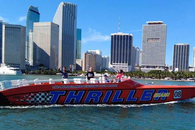 Small-Group Miami City and Speedboat Tour & Hotel Pick-up - Downtown Miami and Brickell: Towers, the River, and Miami Circle