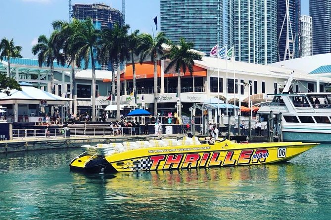 Speedboat Sightseeing Adventure of Miami - Government Cut to the open Atlantic: speed, spray, and maybe dolphins