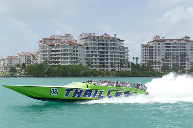 Speedboat Sightseeing Adventure of Miami - Finding Thriller Miami Speedboat Adventures at Bayside Marketplace