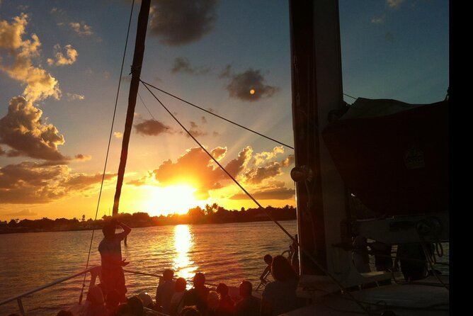 Sunset Sail in Miami: Complimentary Champagne Toast - Cape Florida Lighthouse and Why It Looks Better From the Water