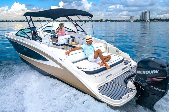 Top-Rated Boat Rental with Captain | 1 to 11 People - Millionaire’s Row on Miami Beach: Collins Avenue in about 20 minutes