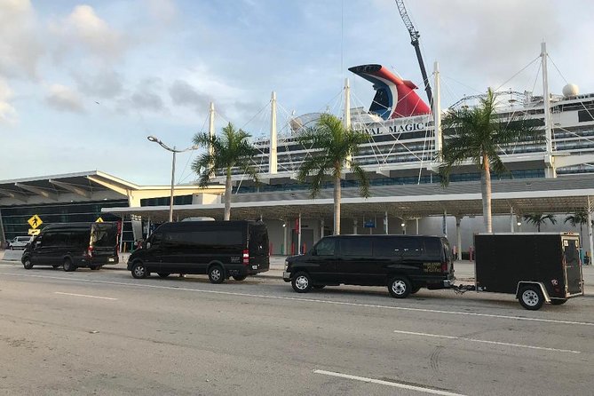 Van Ft Lauderdale Airport or Hotel To Port of Miami or Hotel - From Port of Miami Back to FLL: The One-Hour-Head-Start