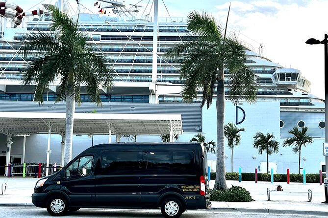 Van Up 14pax Ft Lauderdale Airport or Hotel to Port Mia or Hotel - Inside the Van: Space for Real Groups (Not Just Marketing Math)
