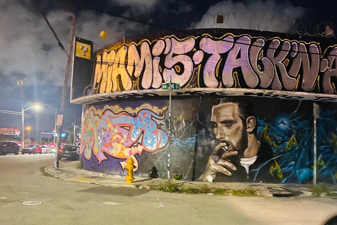 Wynwood Graffiti Golf Cart Tour After Dark - Stop 4: Mana Wynwood and large-scale murals with context