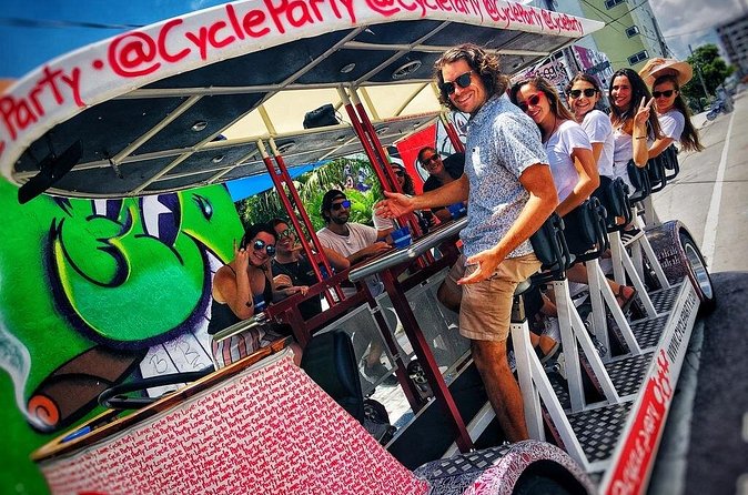 Wynwood Party Bike Happy Hour Crawl - What you’ll actually do during the 2 hours