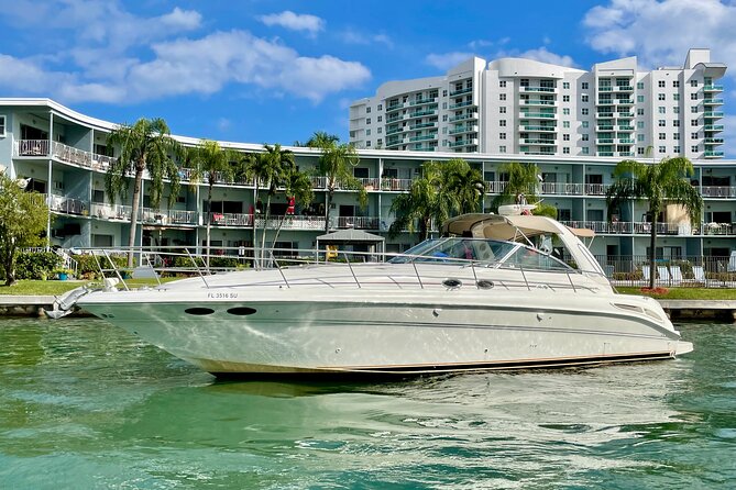 Your Private Miami Yacht Tour with Music and Fun - Boat comfort details: A/C, cabin space, and older-boat surprises